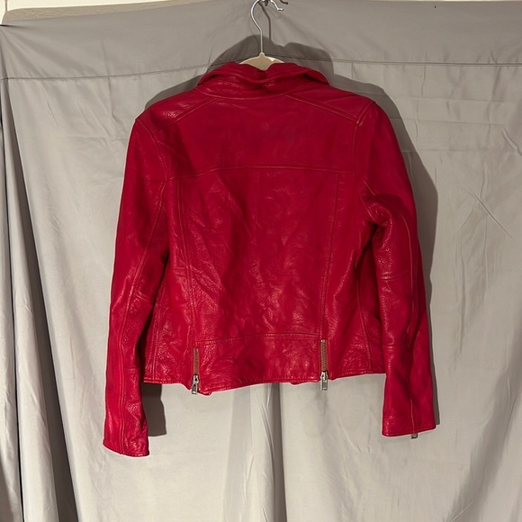 Red Leather Jacket - Picture 6 of 8